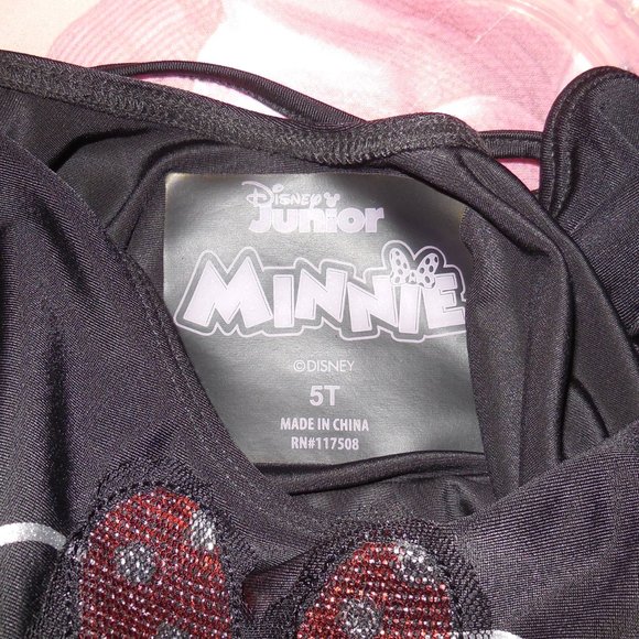 Disney Junior Minnie Mouse Tutu dresses Beaded Bow 5T black - Picture 5 of 5